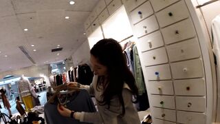 店員撮り４７ 綺麗な若妻風店員 髪もお顔も好みです voyeur jp