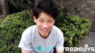 STR8 BOYS – BTB 0611 – まだあどけない童顔スジ筋専門学生が口半開きでモロ感状態!!綺麗な美チンは男相手でもビンビン!!チングリ返し体勢で快感フィニッシュ!! gays str8