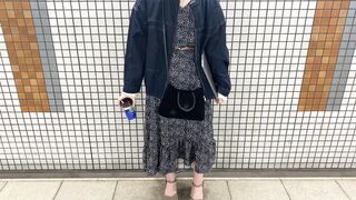 24b だまし撮り メイクは完璧でもスカートの中は voyeur jp