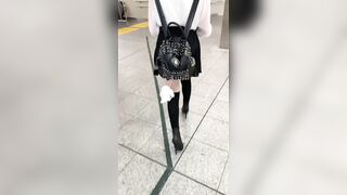 撮影バレ ジト目の美脚地雷系女子 voyeur jp