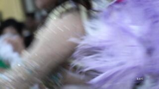 透き通る色白美肌のjdダンサー ブラの隙間からピンクのトップがポロリ voyeur jp