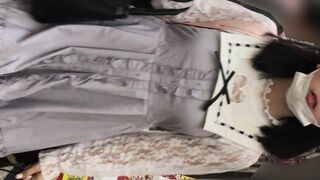 4kbomb k073人形双子コーデの激カワjdを二人とも頂くエスカめくり voyeur jp