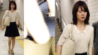 4k bomb508 スレンダー極上美人お姉さんの縁レース黒ｐ エスカめくり voyeur jp