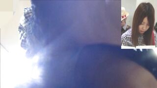 この女の逆さ撮りで暴発しちゃいました077 voyeur jp