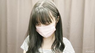 ワクチン接種 橋本環奈似の黒髪ロングなお姉さん 胸チラ パンチラ voyeur jp