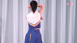 上級生の本気ダンス ハイキックで白アンスコにズームイン チア部バトン部の文化祭ステージ ３ ３ voyeur jp