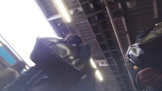 ガチ111【60fps】青空に写るピンクの生！初めての声かけフロント逆さも収録！24分4人収録 voyeur jp