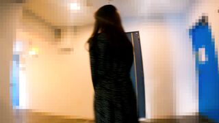 内覧2日目 大成功 坂道系で黒髪清楚ちゃんのもろ見えパンチラ撮れちゃいました voyeur jp