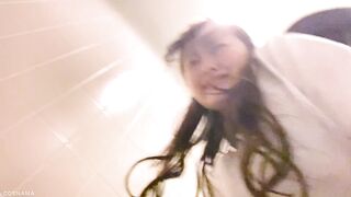 痴漢 コスメ店員をトイレ前で待ち伏せし痴漢してきた voyeur jp