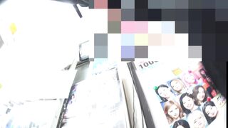 韓国系アイドル 青チェック逆さ撮りしました⑧ voyeur jp