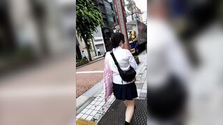 4k 制服k 紺スカと純白サテンの低身長制服k voyeur jp