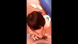 個人撮影　関西娘が先輩チ●ポをしゃぶり口内発射ゴックンwスマホ撮り動画が流出！